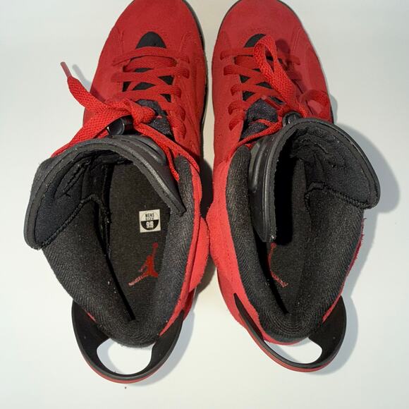 Nike Air Jordan 6 Retro Toro Bravo Sneakers Men's 9.5 Red Black CT8529-600 - Picture 7 of 11